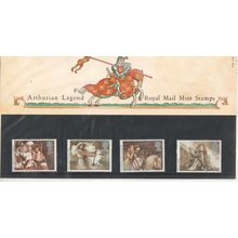 GB stamps 1985 Presentation Pack - MNH SG 1294-1297 - Arthurian Legends