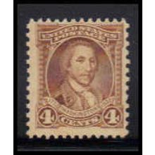 709 4c George Washington Barely Clears MNH Z0604