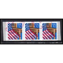 Used 2915A 32c U.S. Flag Over Porch Fine PNC 99899/3 10x10 PA3549