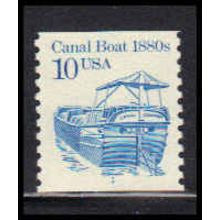2257 10c Canal Boat Fine MNH Dry Gum CNS 1 PA6124