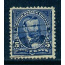 Used 281 5c Ulysses S. Grant Almost Very Fine M04738