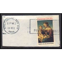 Used 2063 20c Madonna and Child Baltimore, ME. E0503