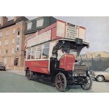 Peckham Bus 1980s Old Transport Postcard