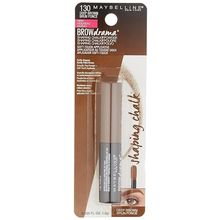 Maybelline Brow Drama Shaping Chalk Powder 130 DEEP BROWN