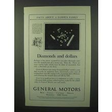 1925 General Motors Ad - Diamonds and Dollars