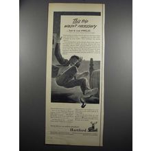 1952 Hartford Insurance Ad - This Trip Wasn't Necessary