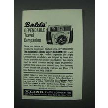 1961 Balda 35mm Super Baldamatic I Camera Ad