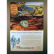 1961 General Telephone Ad - Science At Home
