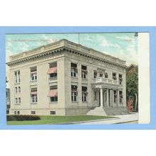 New Jersey Trenton Free Public Library View Of Old Library Building Souven~826