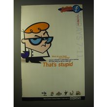 2001 Cartoon Network Dexter's Laboratory TV Show Ad - What do you think