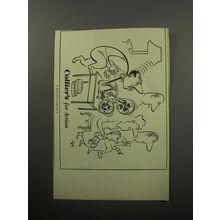 1951 Collier's Magazine Advertisement - cartoon by Virgil Partch - Home Movies