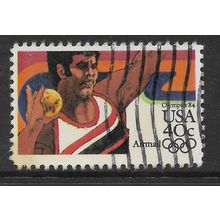 USA 1983 OLYMPIC GAMES LOS ANGELES 40c SHOT PUTTING SG A2022 FINE USED#2