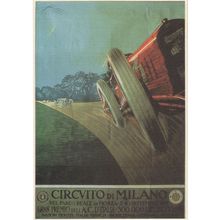 Milan Italian Grand Prix F1 Motor Car Race 1929 Monza Rare Postcard