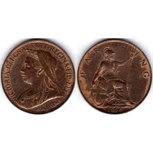 Great Britain. Victoria. Farthing 1896. dy23496