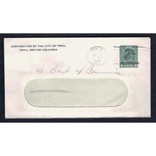 Canada #EN528-10 Special Order Sta. Trail BC 1951 redirected George VI