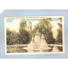 Rhode Island Central Falls Jenk's Park The Fountain & Tower~250