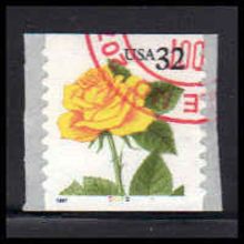 Used 3054 32c Yellow Rose Very Fine CNS 5555 PA6951