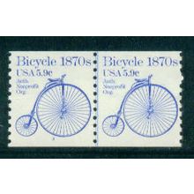 1901 5.9c Bicycle Fine MNH Dry Gum CNP Left 3 W0118