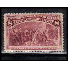 236 8c Columbus Restored to Favor Fine MLH K2534