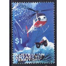 AAT 1998 Antarctic Transport - Helicopter $1 Used