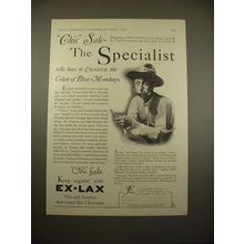 1930 Ex-Lax Laxitive Ad w/ Chic Sale - The Specialist