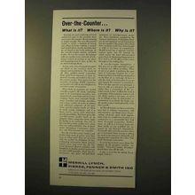 1963 Merrill Lynch Brokers Ad - Over-the-Counter