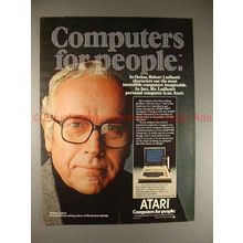 1981 Atari 800 Computer Ad with Robert Ludlum, NICE!!