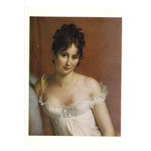MADAME RECAMIER by Francois Baron Gerard unused vintage postcard =
