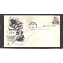 FDC Art Craft 1338D 6c Flag (Cachet-U/A) CV39328