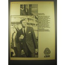 1966 Woolmark Sumrie Suit Ad - Smooth landfall - in Woolmark wool