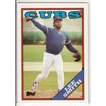 1988 Topps Lee Smith baseball card #240– Cubs