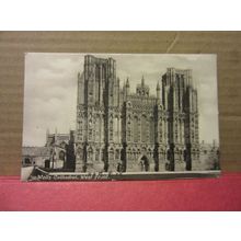 WEST FRONT, WELLS CATHEDRAL, WELLS, SOMERSET .unused postcard by F. Frith /