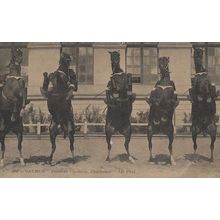 Saumer Horse Military Academy Cavalry Antique French Postcard