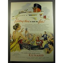 1952 Cunard Cruise Ad