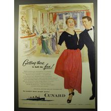 1952 Cunard Cruise Advertisement - Getting there