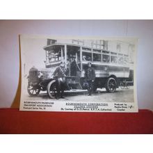 TILLING STEVENS BUS, BOURNEMOUTH CORPORATION DORSET unused collector postcard #