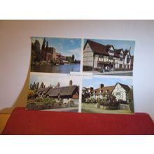 multiview, STRATFORD UPON AVON used postcard by Judges 1978 pm =