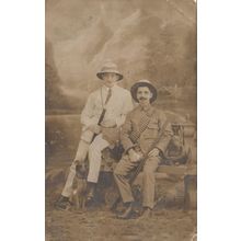 Malaya Soldier 1912 Antique Army Military Old Postcard