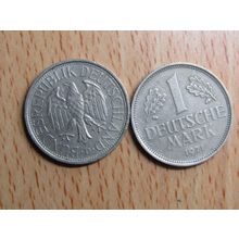 1971d 1 Deutsche Mark Germany Coin