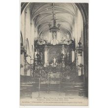 CALAIS High Altar Church of Notre-Dame France early 20th C RPPC Collas No. 93