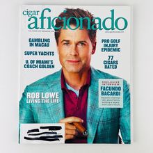 Cigar Aficionado Magazine July/August 2014 Rob Lowe Cover