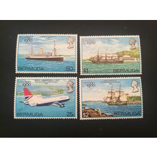 ICOLLECTZONE Bermuda 393-96 Ships VF NH
