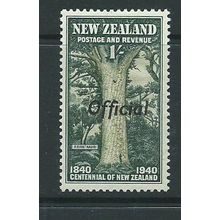 New Zealand official stamps centnnial sgo151 sg o151 hm
