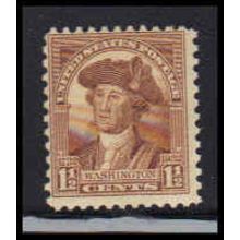 706 1 1/2c George Washington Average Plus MNH Z0681