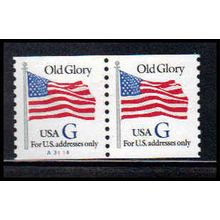 2890 32c G Old Glory Very Fine MNH CNP Left A3114 PA1552