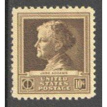 878 10c Jane Addams Fine MNH GA0394