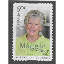 AUS 2014 60c(S/A) 'AUSTRALIAN LEGENDS - BEER A.M' FINE USED (EBID77-964)