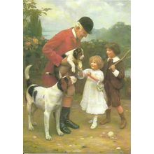 Art ARTHUR J. ELSLEY Pick Of The Litter Postcard (Medici 2056)