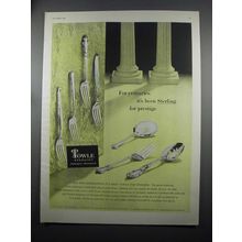 1953 International Sterling Silverware Ad - Prestige