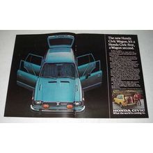 1975 Honda Civic Wagon Ad - It's a Civic First